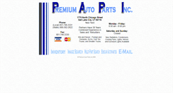 Desktop Screenshot of premiumautopartsinc.com